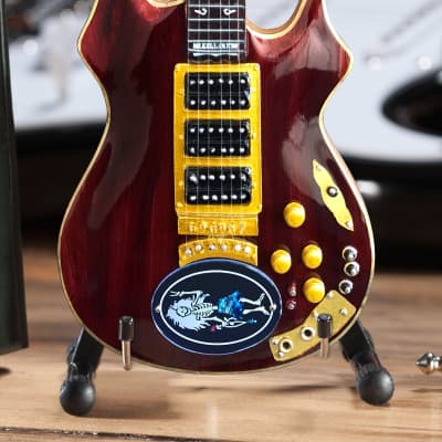 Jerry Garcia Grateful Dead Rosebud Tribute Mini Guitar Replica Collectible Officially Licensed image 5