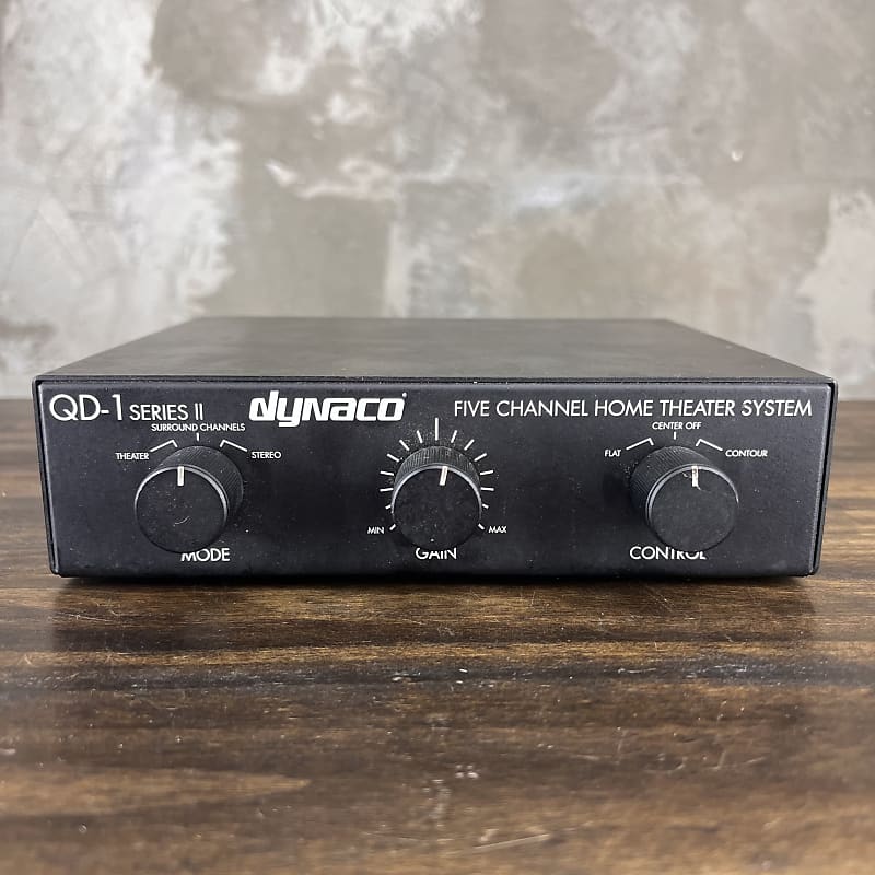 Dynaco QD-1 Series 1 Five Channel Home Theater System - Black  			