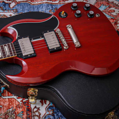 GIBSON USA Custom Shop '61 Les Paul SG VOS Standard Reissue " Faded Cherry + Rosewood" (2006) image 4