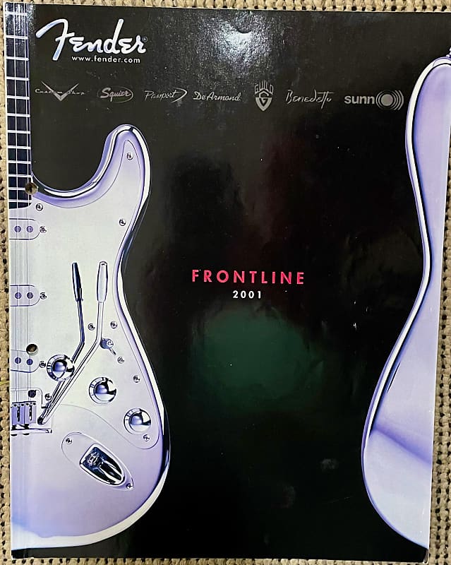 Fender Frontline Catalogue 2001 Reverb
