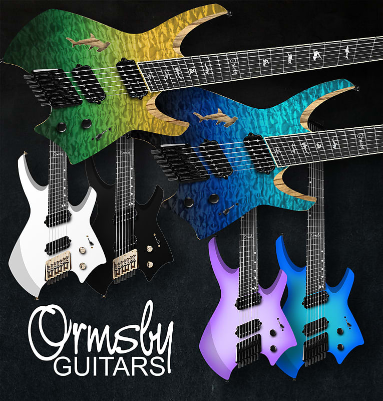 Ormsby Goliath Shark 6 - Strictly Limited to 200 guitars - Deep Sea