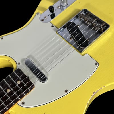 2022 Fender Telecaster 1963 Custom Shop '63 Reissue Tele Heavy Relic ~ Graffiti Yellow image 5