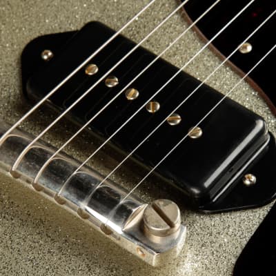 Gibson Custom Shop Made 2 Measure '58 Les Paul Junior Double-Cut Reissue VOS Silver Sparkle image 15