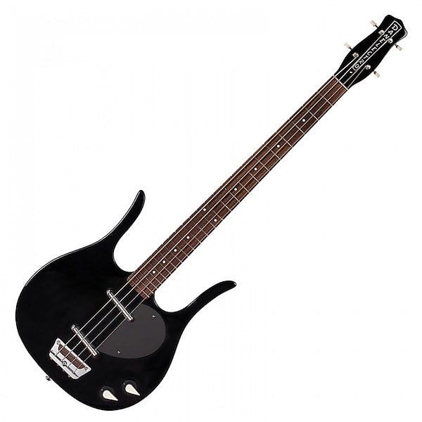 Danelectro DL58 Longhorn Bass, Black image 1