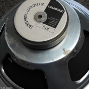 Celestion G12L 35-Watt 12" 8 Ohm Speaker (B)  Silver image 5