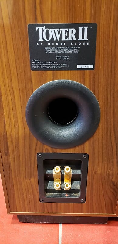 Cambridge Soundworks Tower II Speaker Pair (By Henry Kloss)