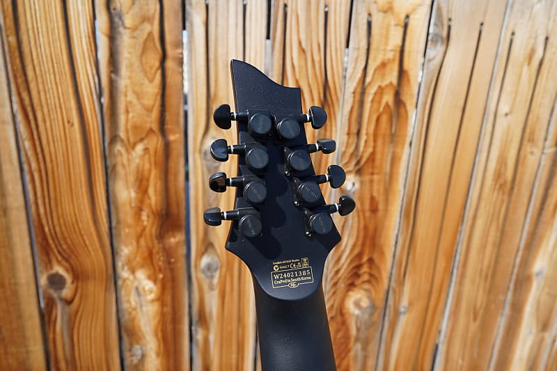 Schecter DIAMOND SERIES PT-8 MS Black Ops Satin Black Open