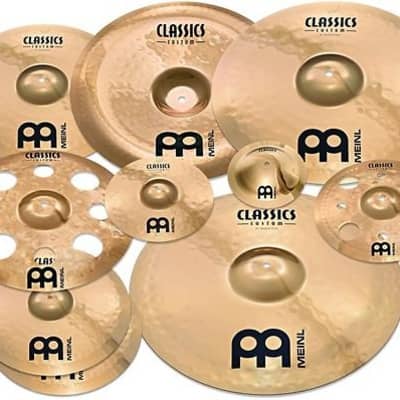 Meinl Cymbals Classics Custom Triple Bonus Cymbal Pack Free 8" Bell, 10" Splash & 12" Trash Splash (Used/Mint) image 1