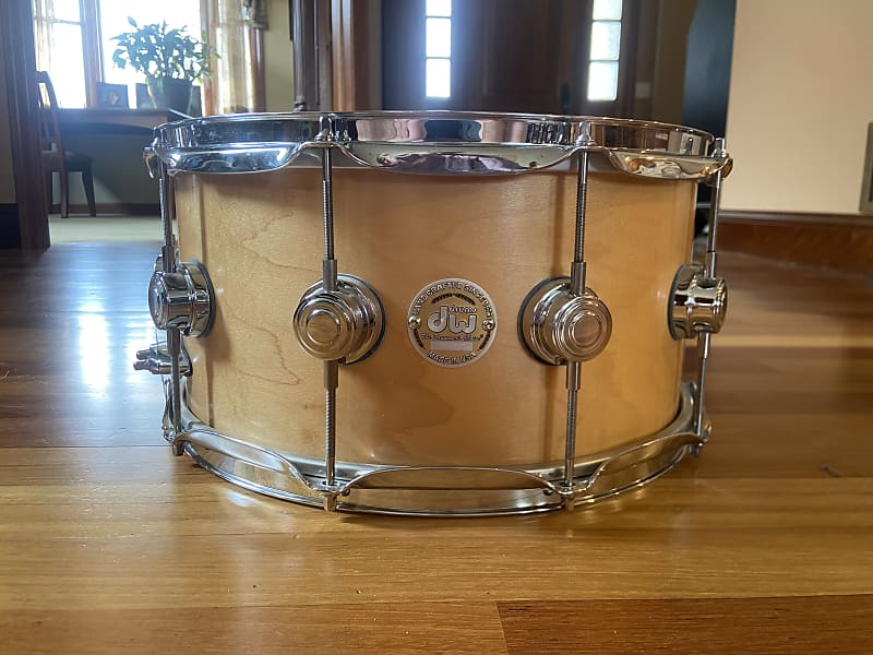 DW 7x14” Ten and Six Collector's Series All Maple Snare - Natural 