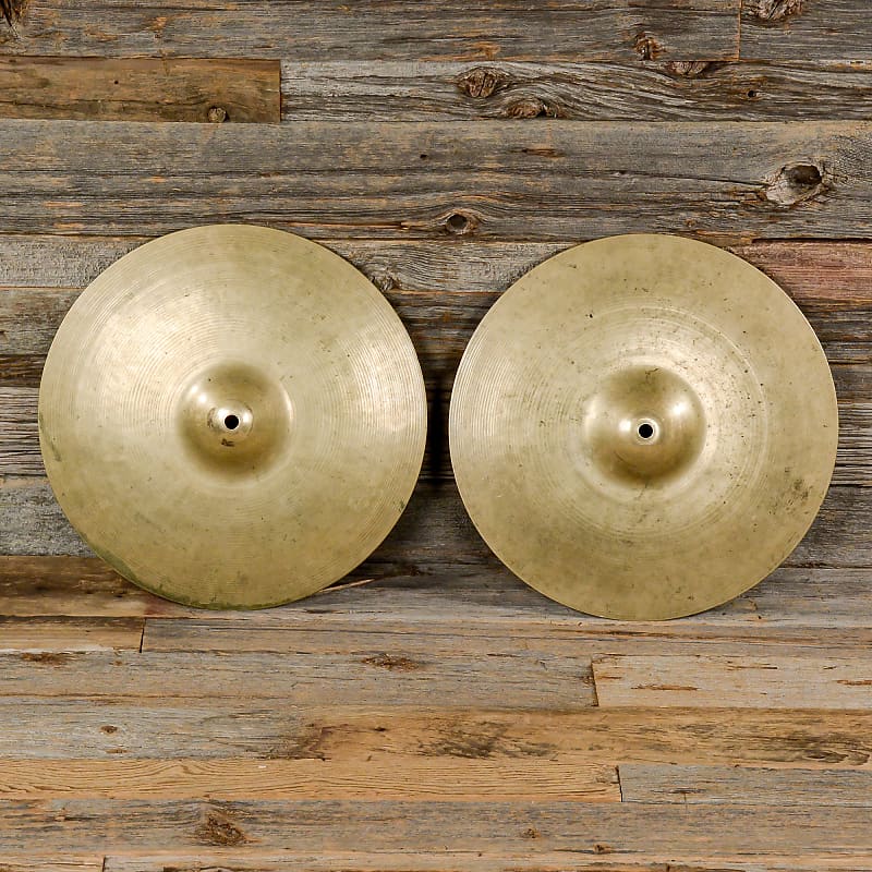 Zildjian 14" A. Zildjian & Cie Constantinople Hi-Hat Cymbals (Pair) 1973 - 1987 image 1