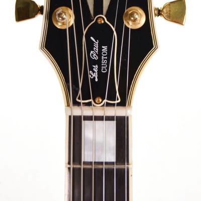 Gibson Les Paul Custom 3 Pickup Black Beauty w/ OHSC – Used 1987 - Black image 3
