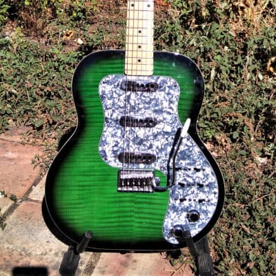 Burns Steer Custom 2002 Unique protype model Brian May green Special image 1
