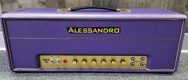 2000s Alessandro JTM 45 Head - Rare 1 of 1 Made - Purple tolex image 1