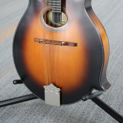 Epiphone MM-40L Masterbuilt F-Style Vintage Burst Mandolin - HSC image 7