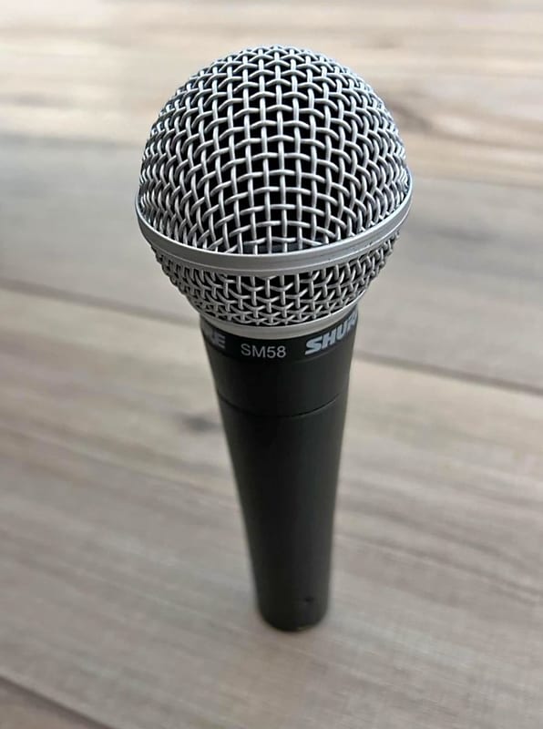 Shure SM58 Handheld Cardioid Dynamic Microphone 1984 Reverb