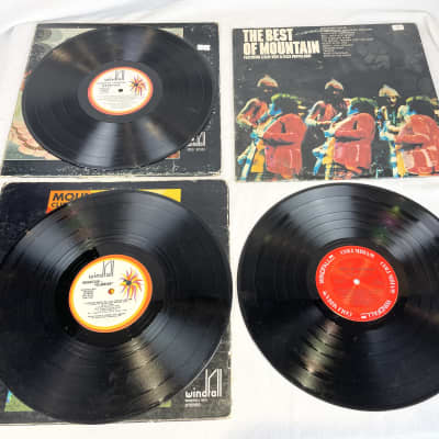 Lot of 3 Used Vinyl LP Records - The Best Of Mountain - Climbing, Nanrucket Sleighride image 2