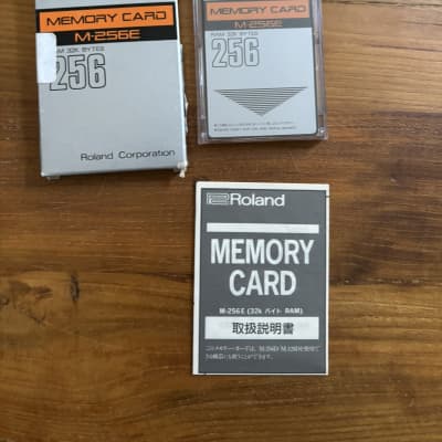 Roland M-256E RAM Card, M256 memory D-50 / 550, R-8 / 8m / 70, JV, JD Amazing Condition!