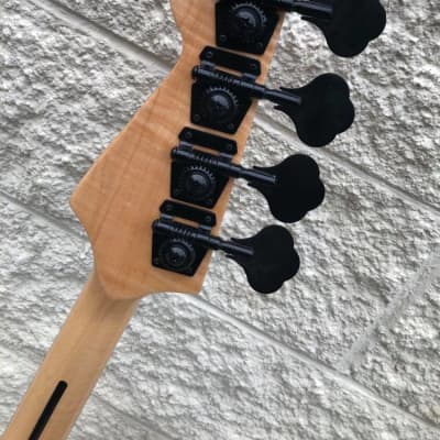 GAMMA Custom Bass Guitar PF21-02, Fretless Alpha Model, Navajo Orange image 10