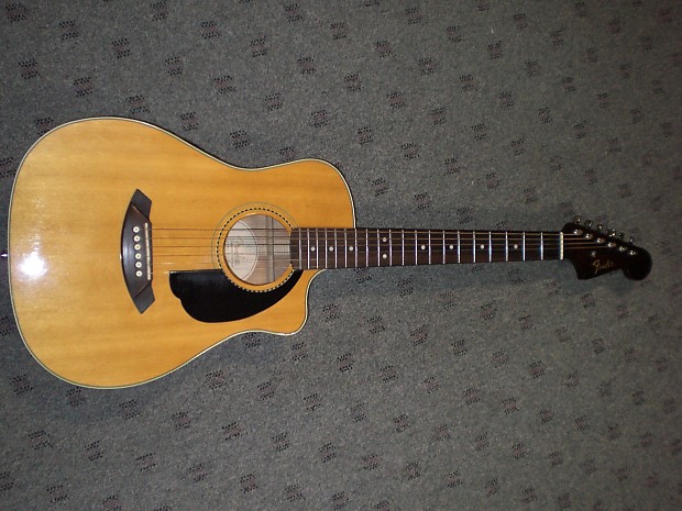 Fender Malibu SCE / NAT acoustic/electric 2006 Natural | Reverb