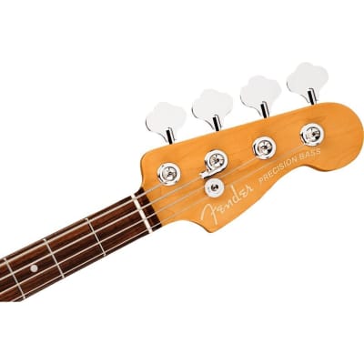 Fender American Ultra Precision 4-String Right-Handed Bass Guitar with Maple Neck and Rosewood Fingerboard (Mocha Burst) image 5