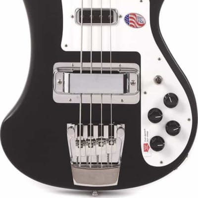 Rickenbacker Model 4003S 4-String Bass Guitar, Matte Black w/ Hard Case image 2