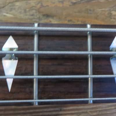 Dean Hillsboro USA Custom Shop Active Electric Bass w/ Original Case & Detuner Rare Silverburst image 3