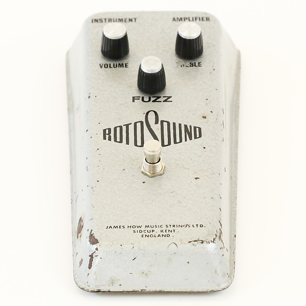 1969 Rotosound Fuzz - Rare Sola Sound MK III Tone Bender Effects Pedal,  Serviced by DAM