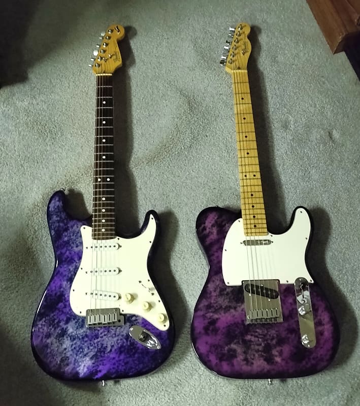 Fender Aluminum Stratocaster & Telecaster - Violet Metal