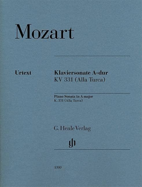 Piano Sonata in A major K. 331 - HN1300 / LIBRI MUSICALI image 1