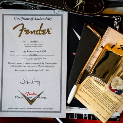 Fender Masterbuilt John Cruz '63 Stratocaster NOS Korina 2012 - sunburst image 8