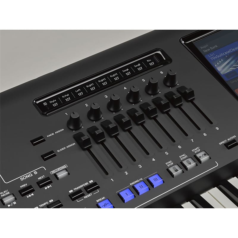 Yamaha Genos 76 Key Arranger Workstation Keyboard