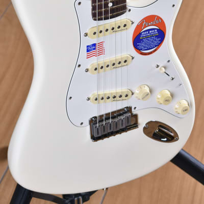 Fender Jeff Beck Signature Stratocaster Rosewood Fingerboard Olympic White image 9