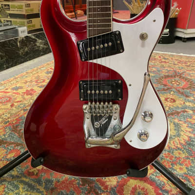 Mosrite Ventures Model 1992 Metallic Red Hand built by Semie Mosley image 3