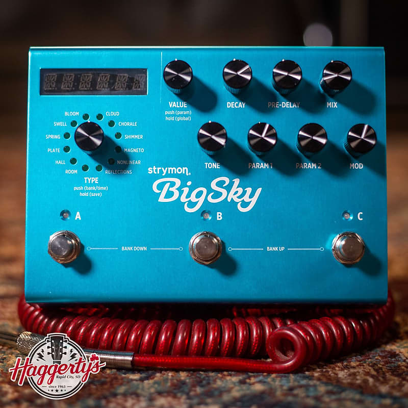 Strymon Big Sky Reverb Guitar Effects Pedal image 1