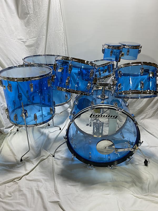 ludwig vistalite blue