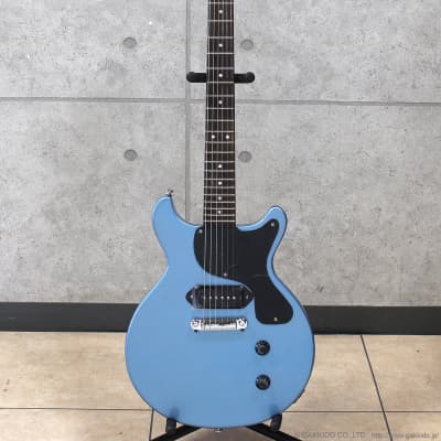 GrassRoots G-JR-LTD Pelham Blue, LP Junior Double Cut Style