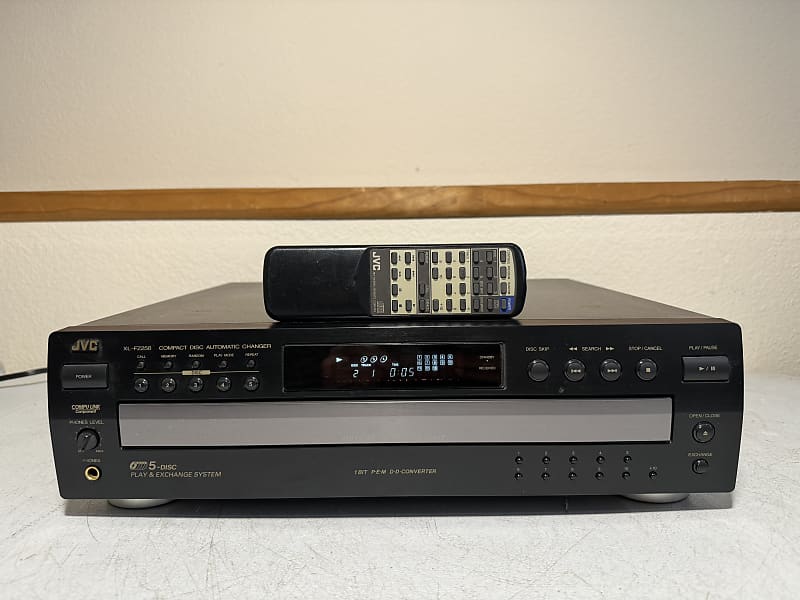 JVC XLFZ258 CD Changer 5 Compact Disc Player HiFi Stereo Reverb