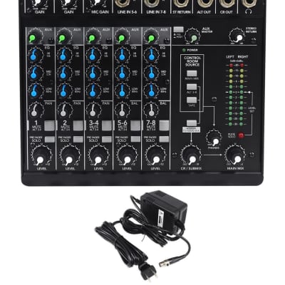 Mackie 802VLZ4 Mixer 8-channel Compact Analog Low-Noise w/ 3 ONYX Preamps image 8