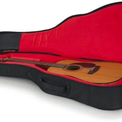 Gator GT-ACOUSTIC-BLK Transit Acoustic Guitar Bag Charcoal image 8