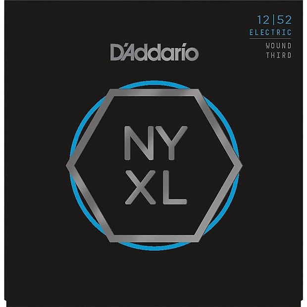 D'Addario NYXL1252W Nickel Wound Electric Guitar Strings, Jazz Light Gauge with Wound 3rd imagen 1