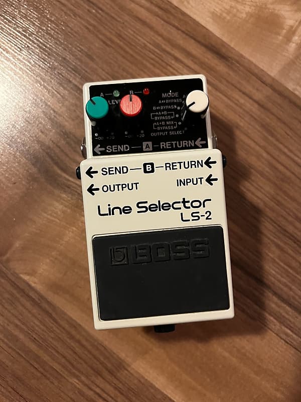 Boss LS-2 Line Selector (Silver Label) 1991 - Present - White | Reverb