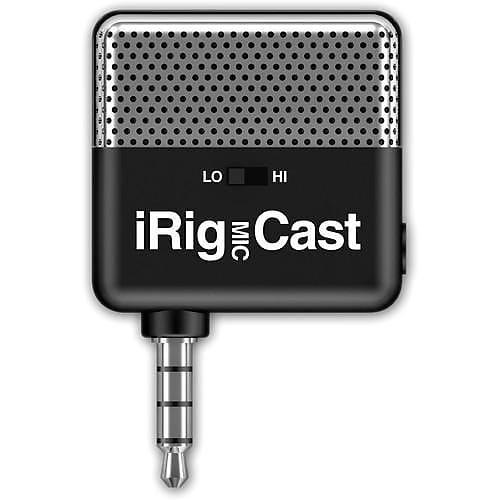 IK Multimedia iRig Mic Cast Recording Mic For iPhone/iPad/iPod