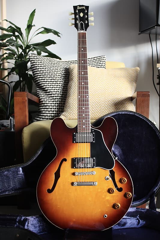 RARE '88 Burny RSA-100 '60 ES-335 Sunburst Lacquer, Japan RARE '88 Burny RSA-100 '60 ES-335 Sunburst Lacquer, Japan