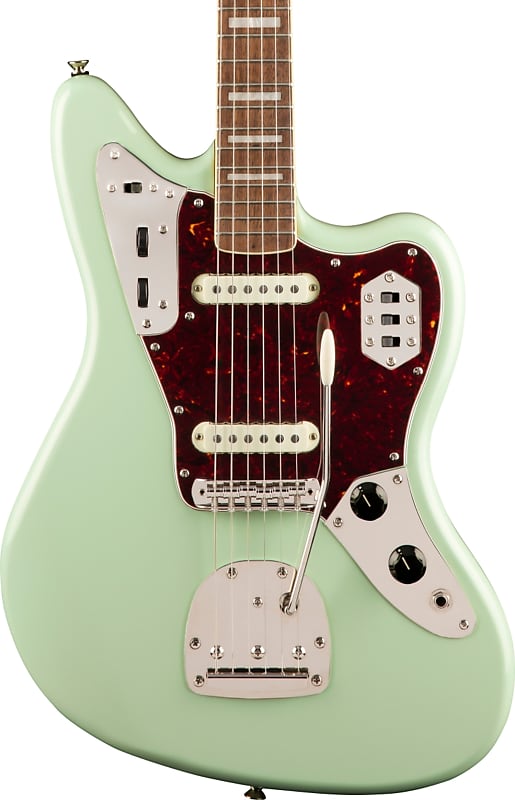 Squier Classic Vibe '70s Jaguar Electric Guitar, Laurel Fingerboard, Surf Green image 1
