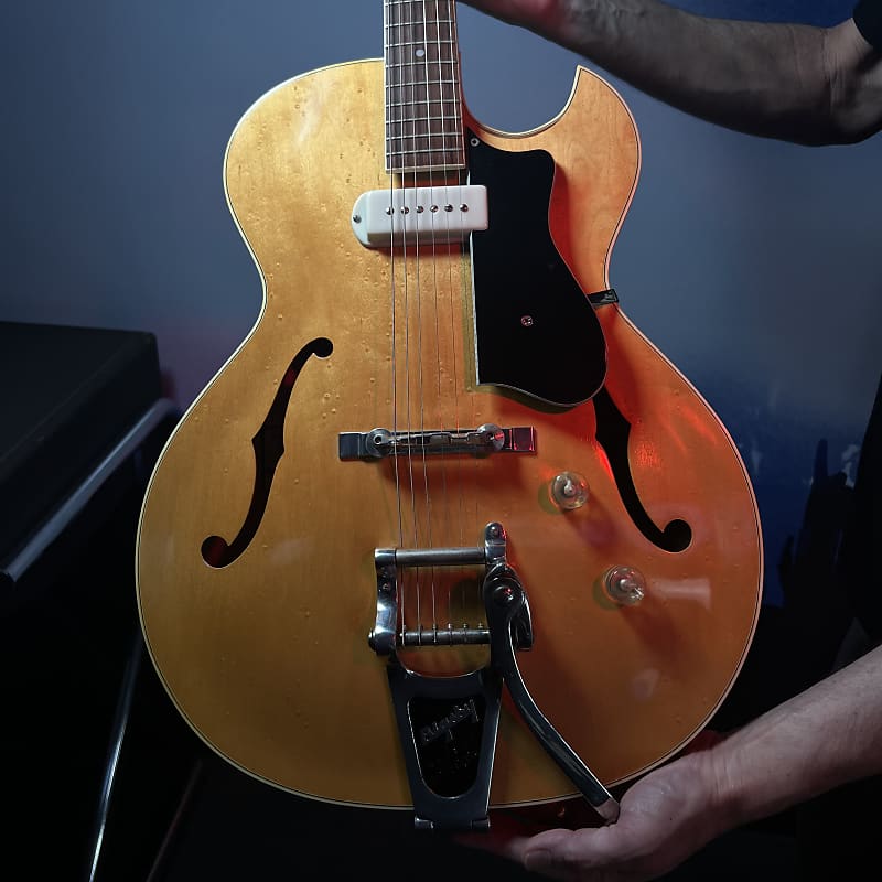 Vintage Rare 1959 Guild T-100-B-SP Slim Jim Hollow Body Electric