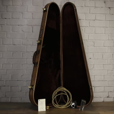 Nash Guitars Mahogany T-2 HB Electric Guitar Black Medium Relic w/Case #MTN49 image 10