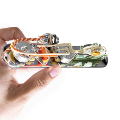 920D Custom TESQ-ELD-C Upgraded T Style Guitar Single Pickup 3 Way Control Plate Replacement image 3