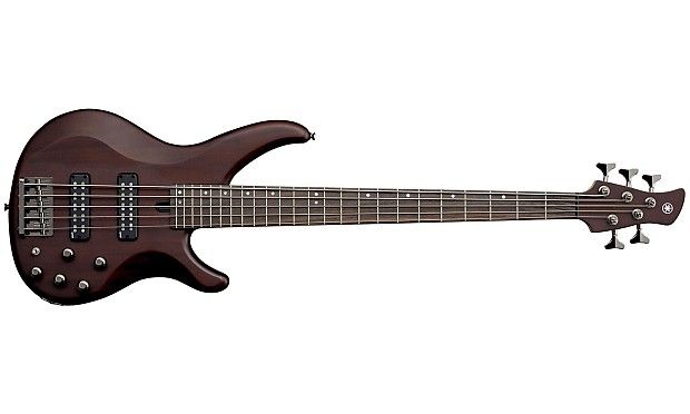 Yamaha TRBX505 5-String Bass Transparent Brown image 1