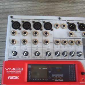 Fostex VM88 Digital Mixer, With Effects, ADAT Optical, Works