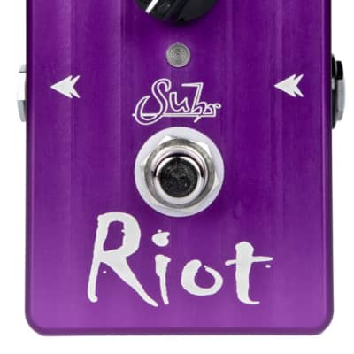 Suhr Riot Distortion Limited Edition Black with Black Knobs   Reverb
